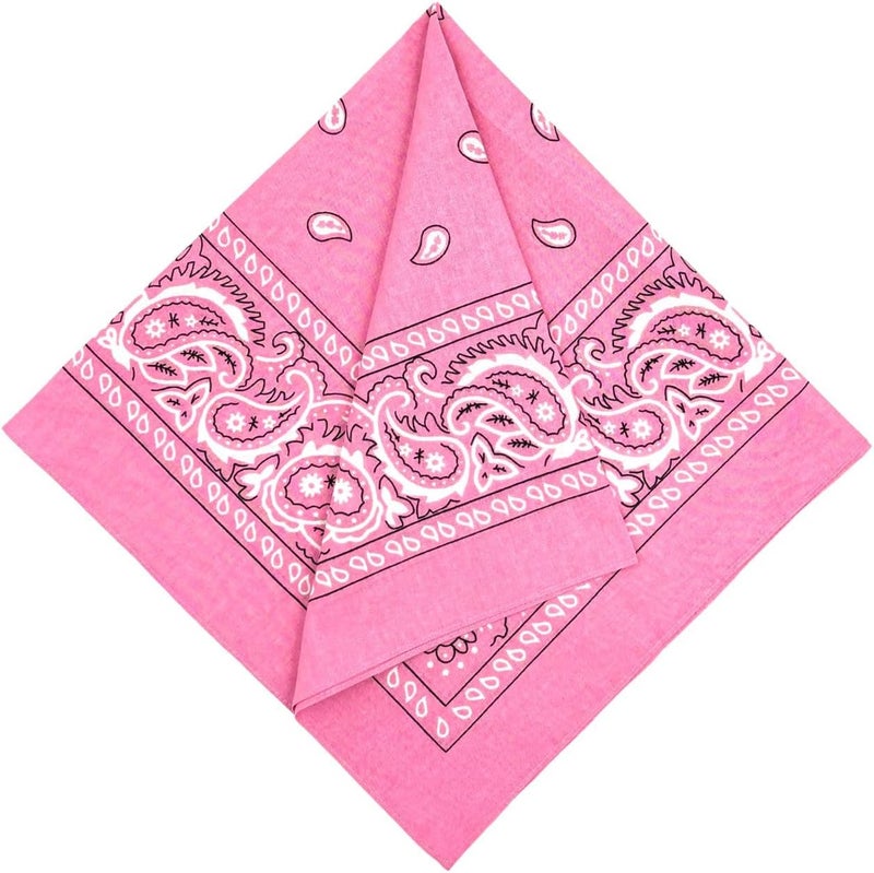 MD Style 3 PCS Extra Large Bandanas 27” x 27” 100% Cotton for Men & Women Paisley Handkerchief Headband Scarf Jumbo Bandana - Image 2
